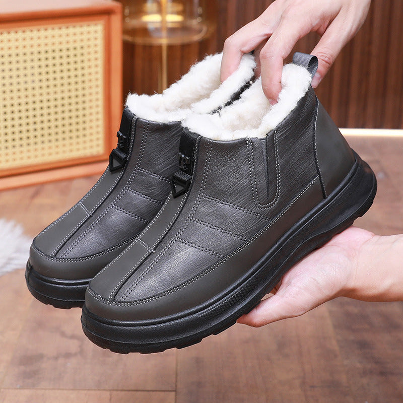 Nuevos zapatos de algodón para hombre de invierno.