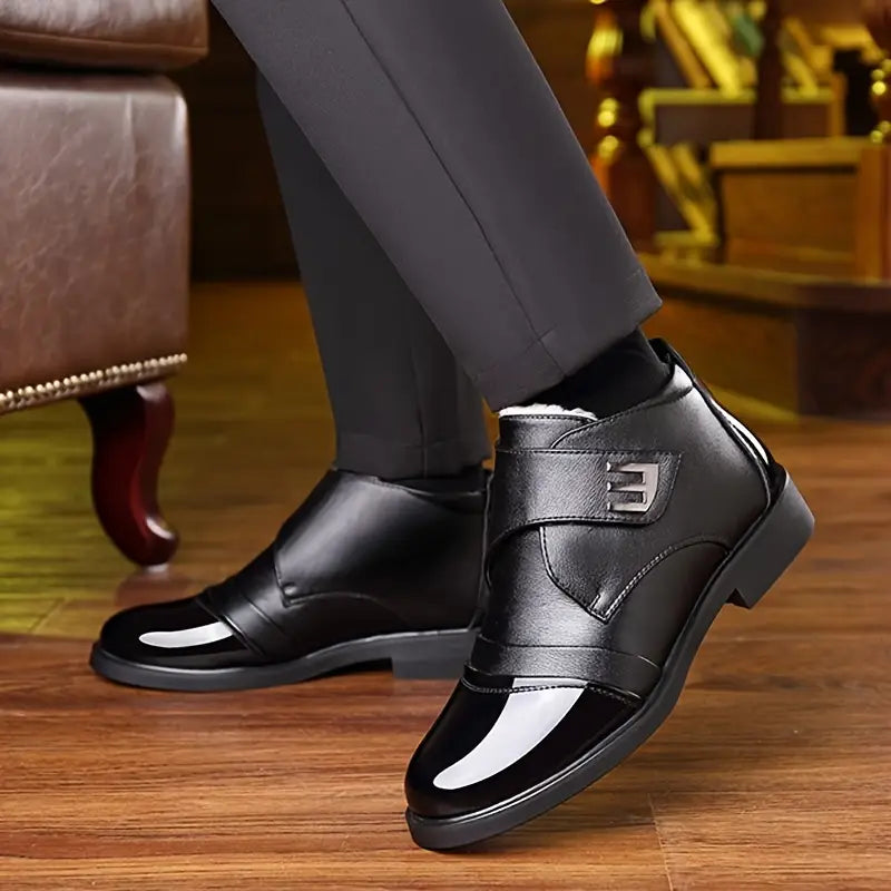 zapatos de piel de terciopelo de invierno