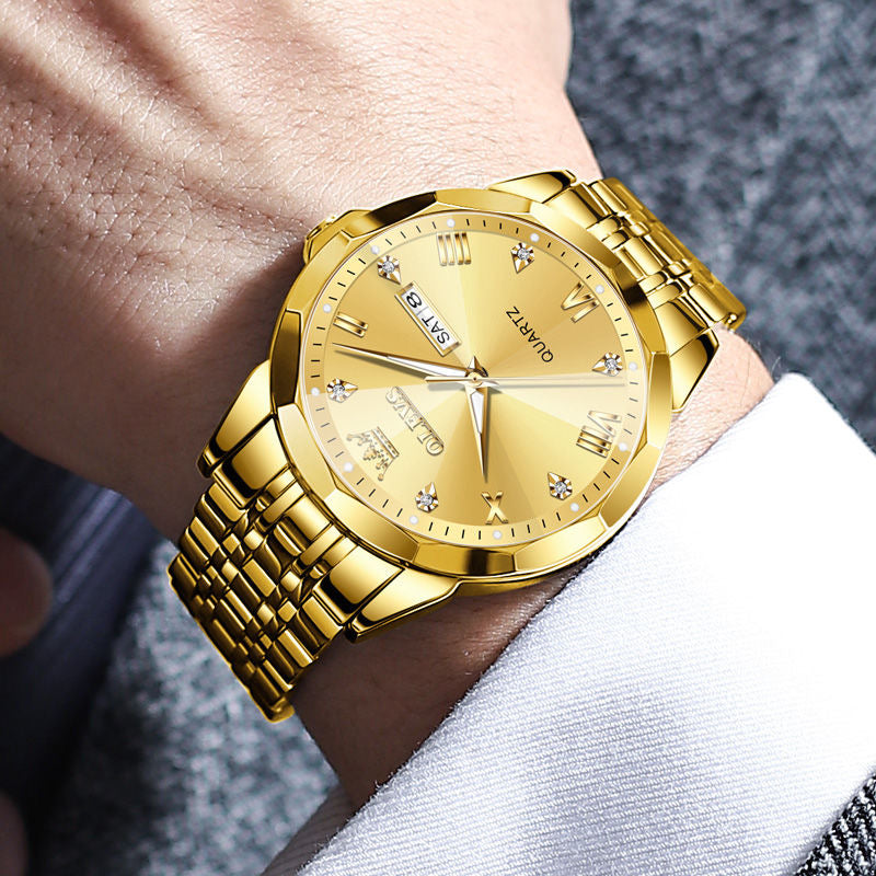 Reloj Olevs PREMIUM Diamante 3D Cuarzo Suizo