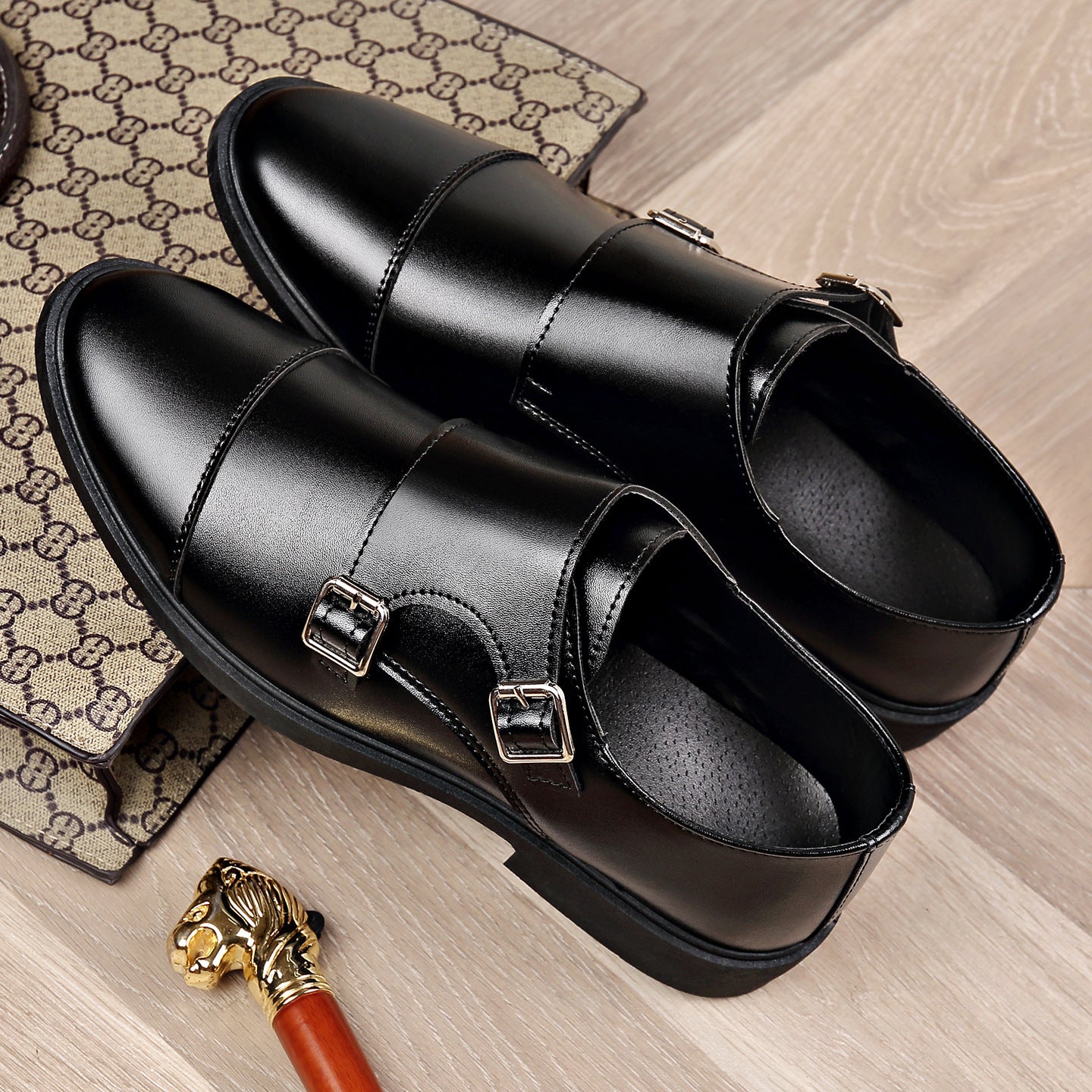 Zapatos de cuero de negocios de alta gama