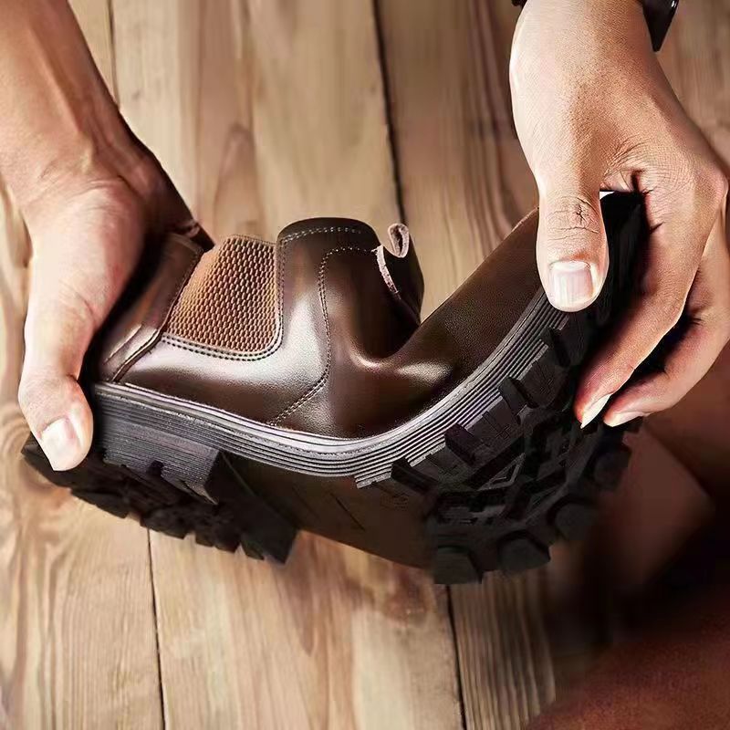 Botas de cuero para hombre