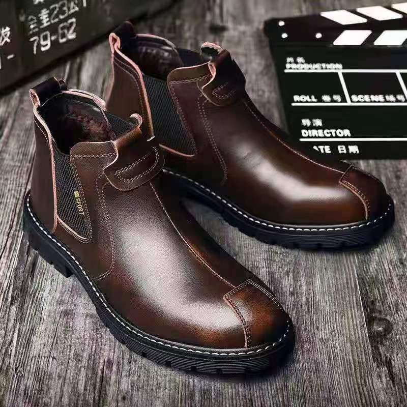 Botas de cuero para hombre