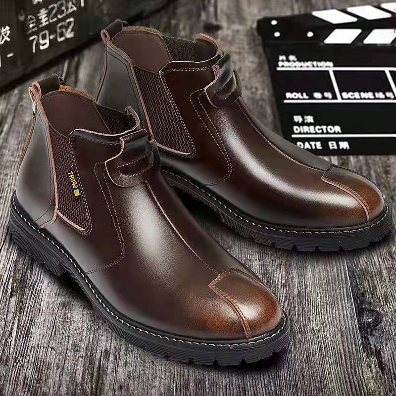 Botas de cuero para hombre