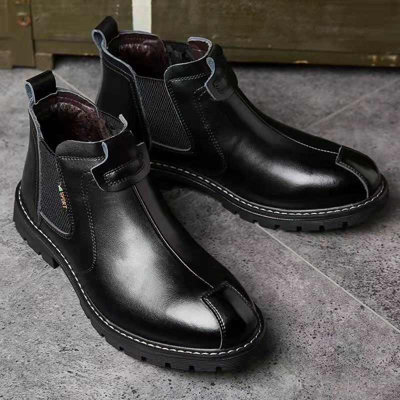 Botas de cuero para hombre