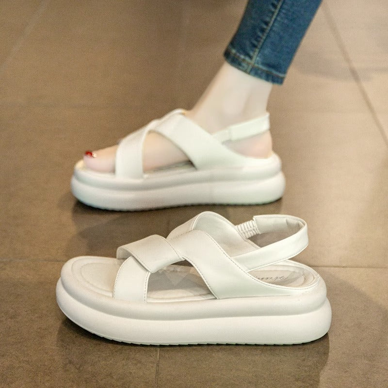 Sandalias gladiador plataforma – súper suaves, para playa