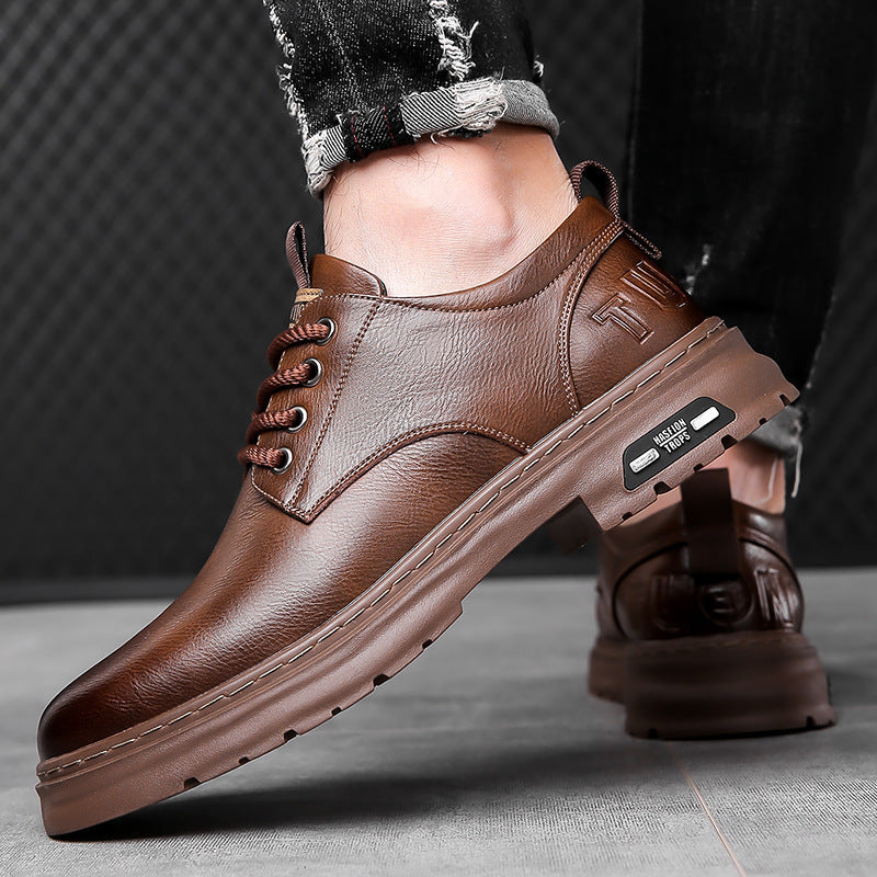 Zapatos casuales de cuero para hombre