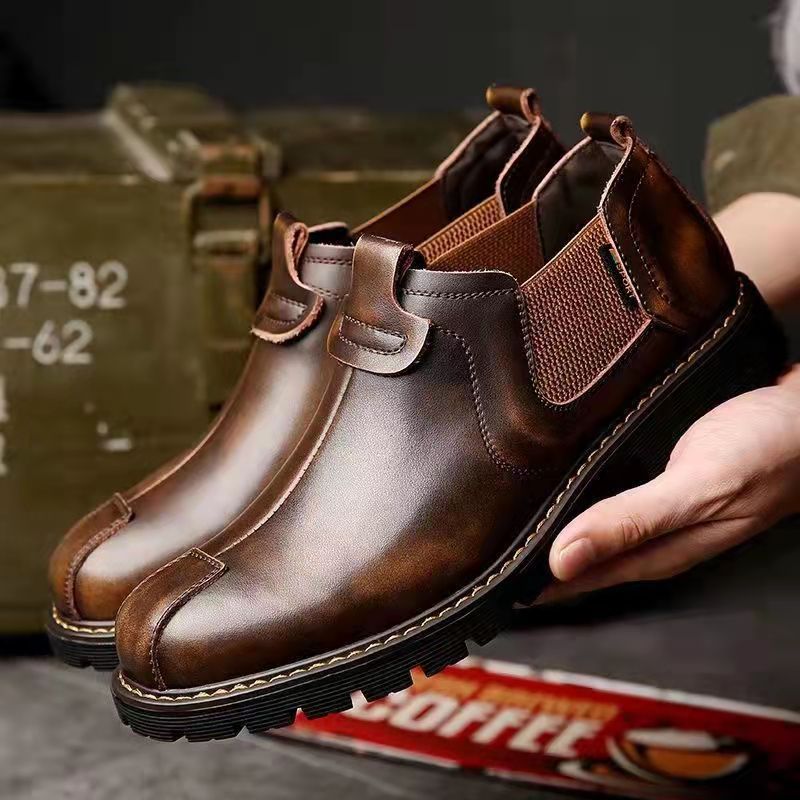 Botas de cuero para hombre