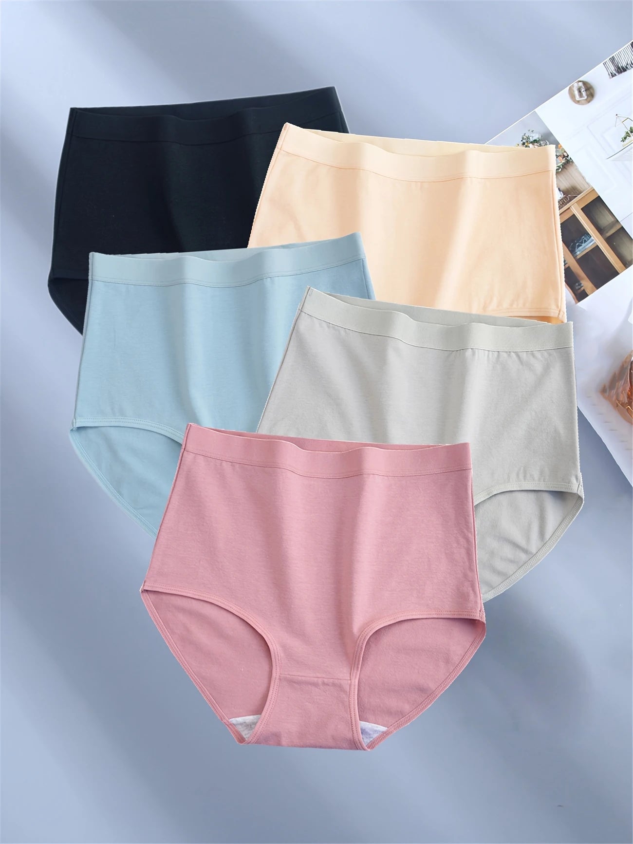 Ropa interior elástica, cómoda y transpirable