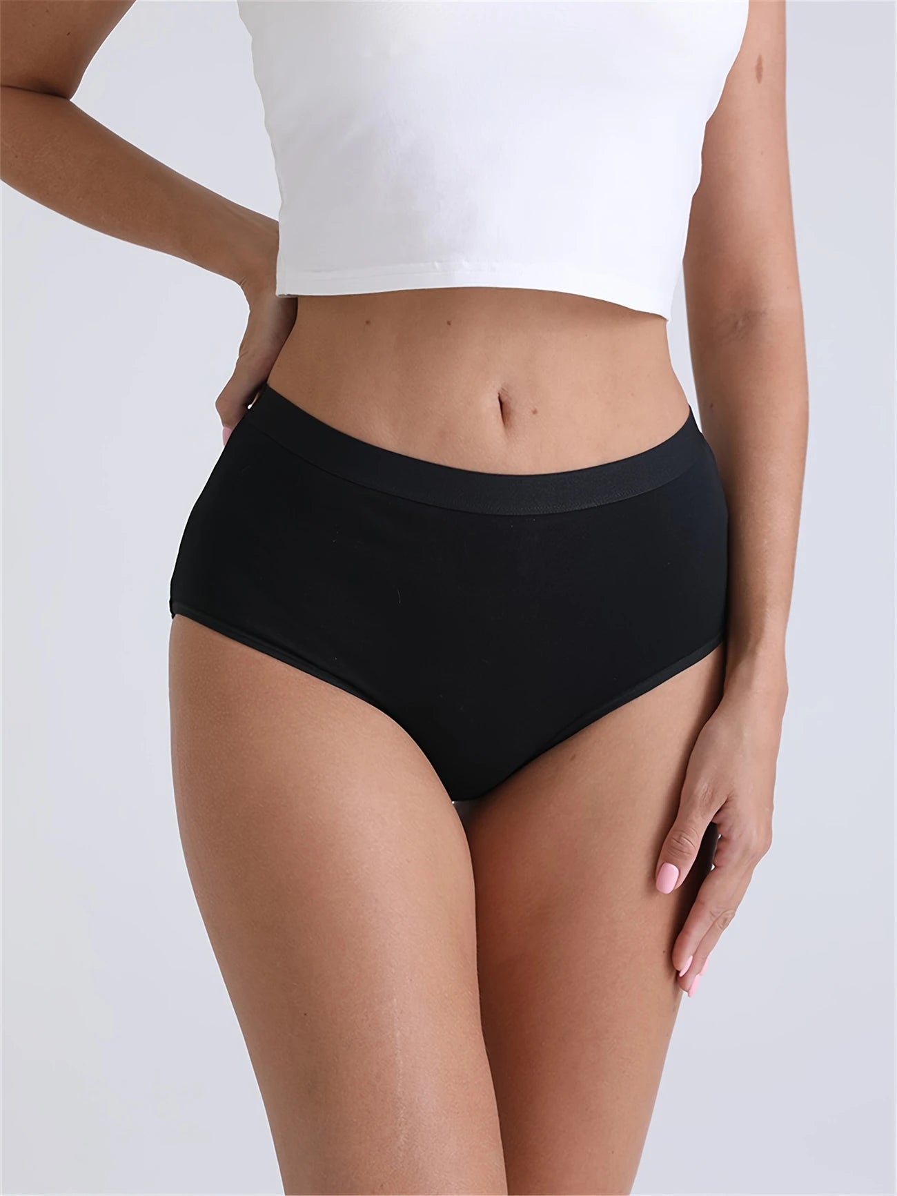 Ropa interior elástica, cómoda y transpirable