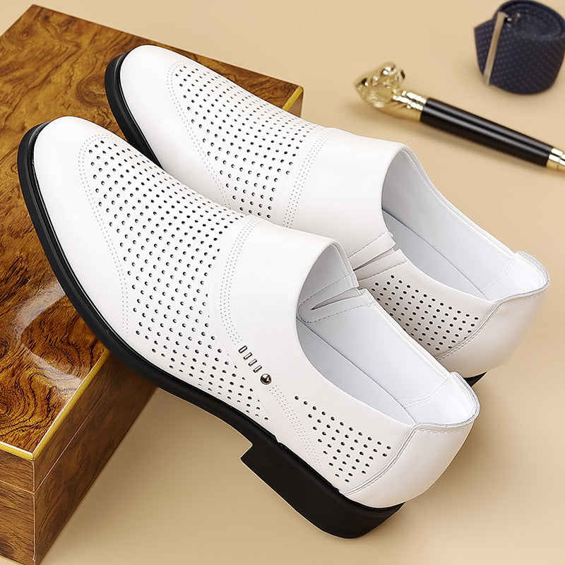 Zapatos de cuero para hombre estilo británico