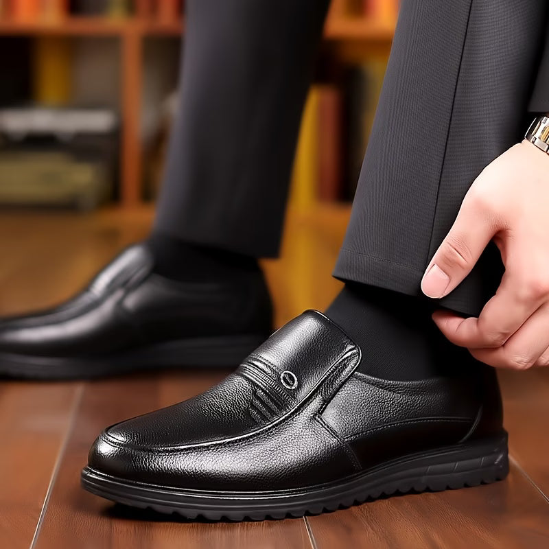 Zapatos de vestir premium, diseño clásico sin cordones