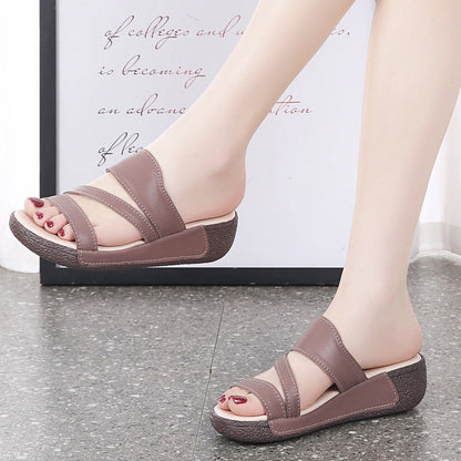 Sandalias de plataforma de moda