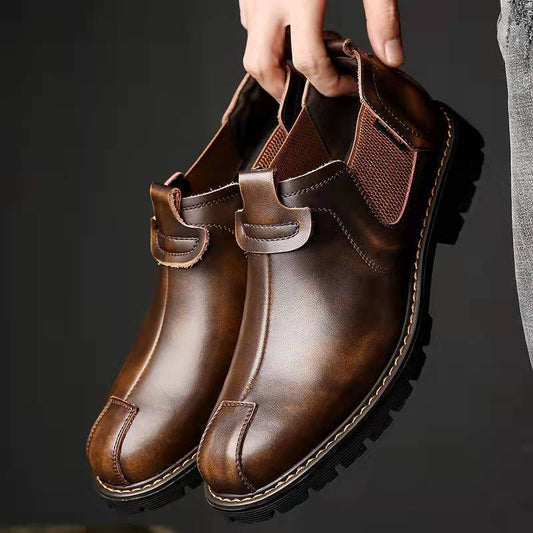 Botas de cuero para hombre