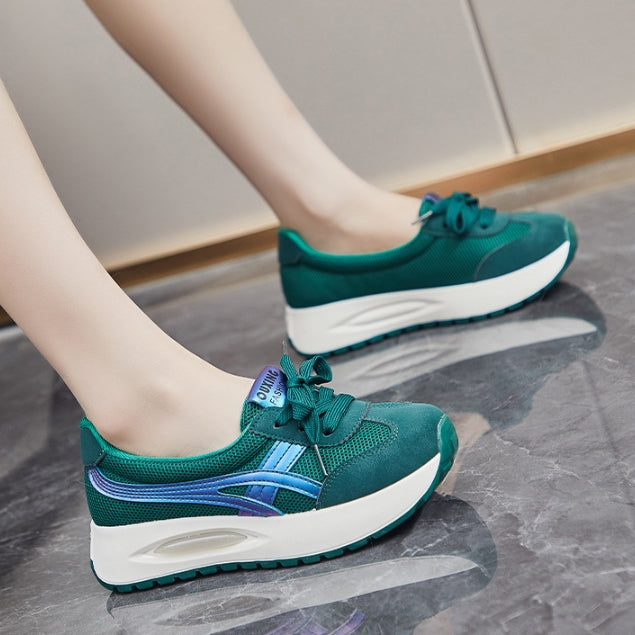 Zapatos deportivos casuales de suela gruesa (ou)