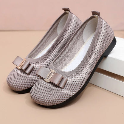 Nuevos zapatos casuales ligeros con lazo
