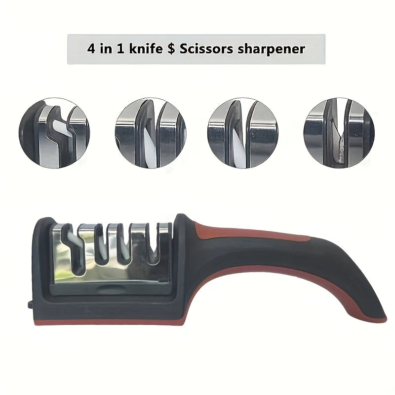 Afilador de cuchillos de 4 etapas