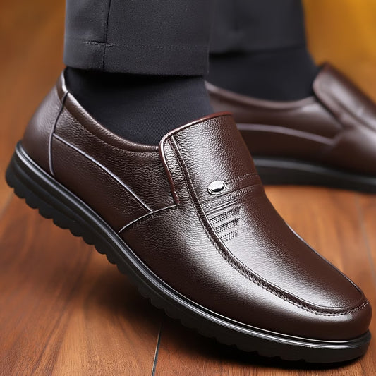 Zapatos de vestir premium, diseño clásico sin cordones
