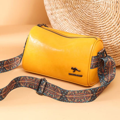 Bolso bandolera de color sólido moderno y sencillo