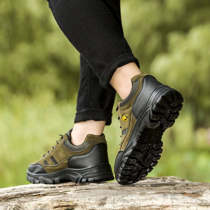 Zapatillas deportivas de cuero antideslizantes