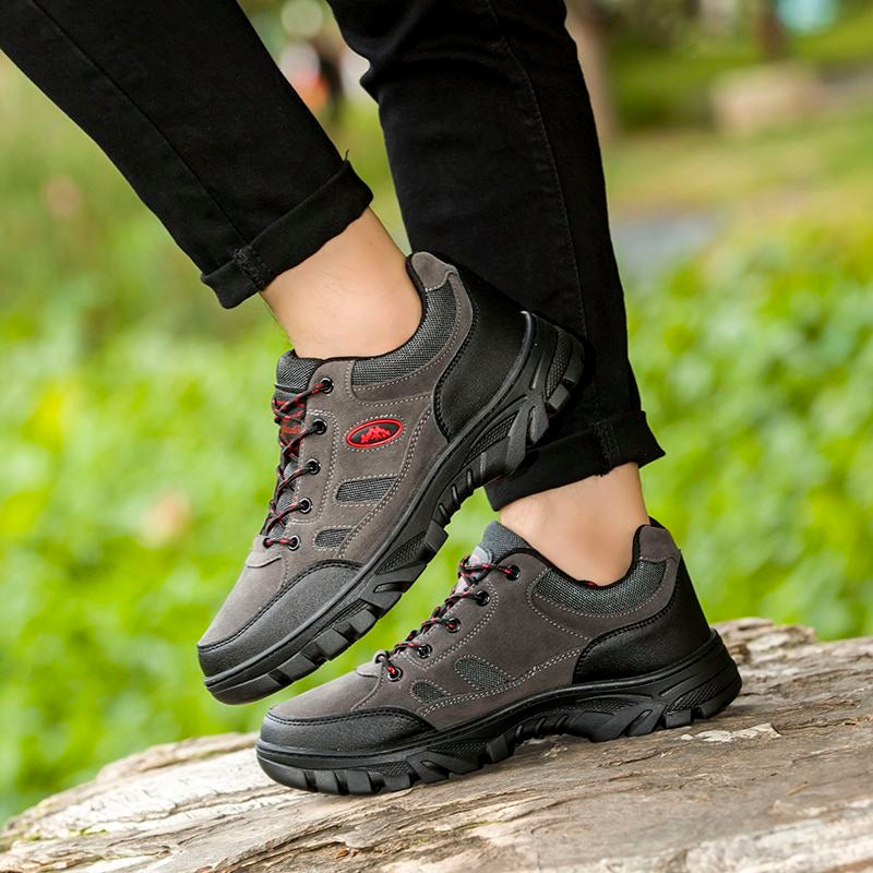 Zapatillas deportivas de cuero antideslizantes