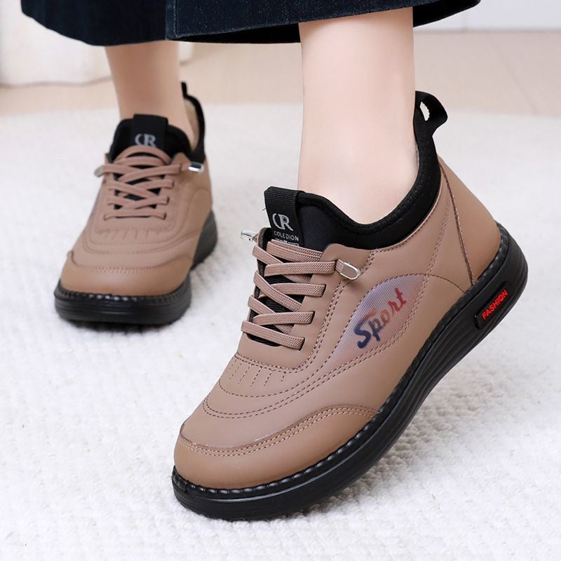 Zapatos de algodón con forro polar para mujer