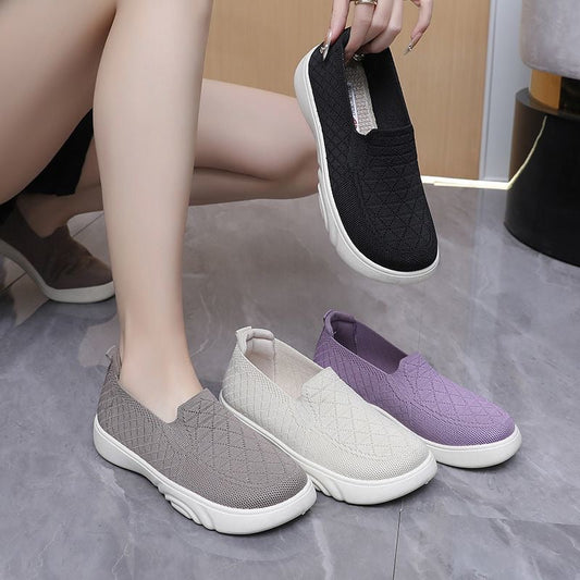 Zapatillas de tenis planas de corte bajo