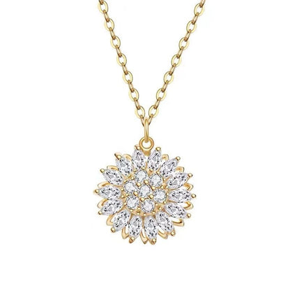 Collar de girasol giratorio