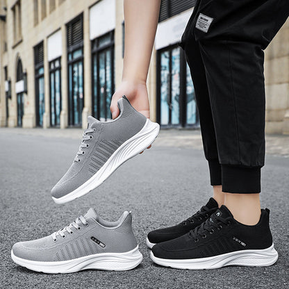 Nuevas zapatillas de malla Flyknit de primavera para hombre
