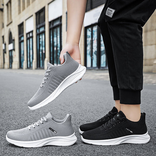 Nuevas zapatillas de malla Flyknit de primavera para hombre