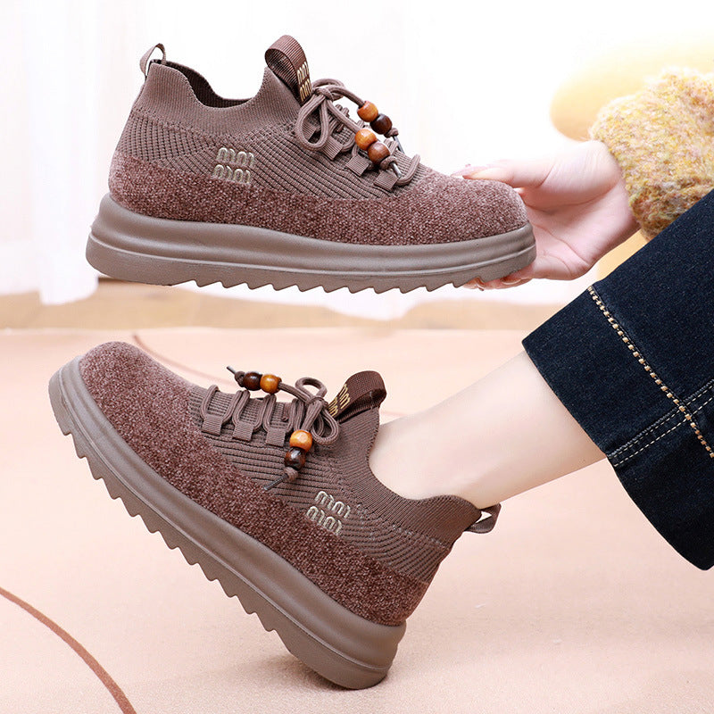 Zapatos de algodón cálidos y antideslizantes