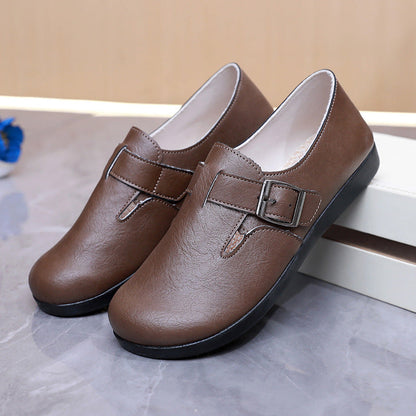 Nuevos mocasines retro con punta redonda