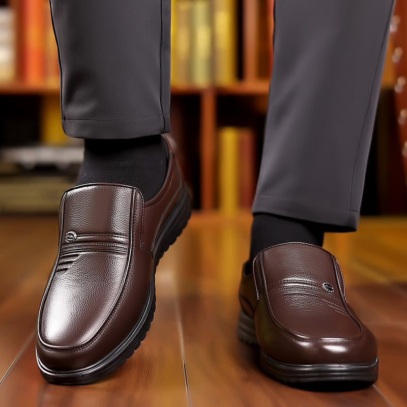 Zapatos de vestir premium, diseño clásico sin cordones