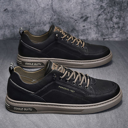 Zapatillas planas blancas para hombre