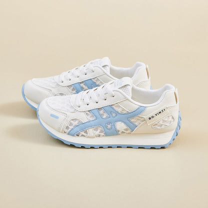 Zapatillas deportivas casuales de suela gruesa de malla (XF822)