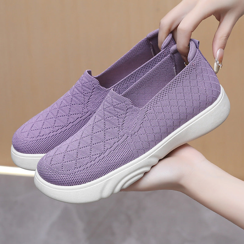 Zapatillas de tenis planas de corte bajo
