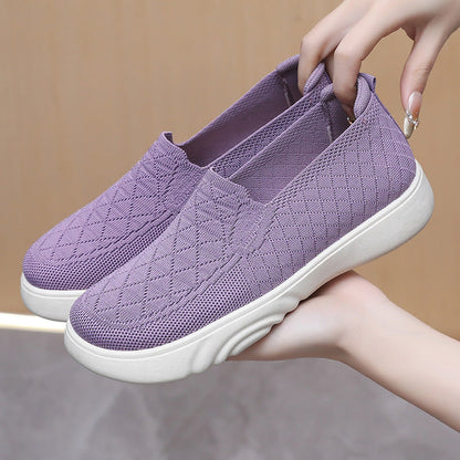 Zapatillas de tenis planas de corte bajo