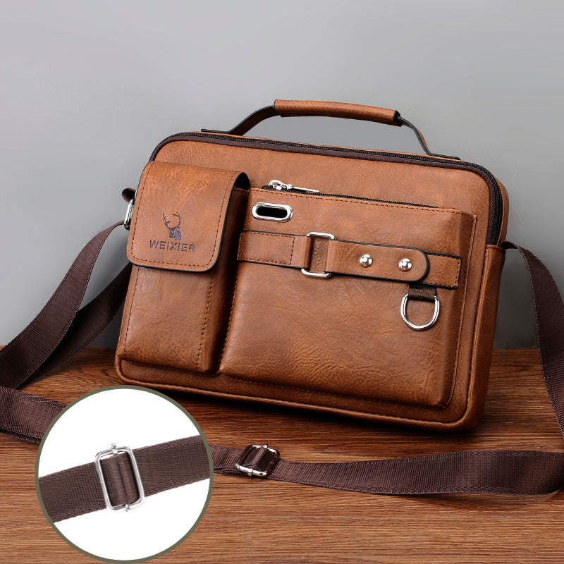 Bolso Ejecutivo para Hombre de Cuero – Amplio y Multifuncional