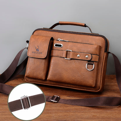Bolso Ejecutivo para Hombre de Cuero – Amplio y Multifuncional