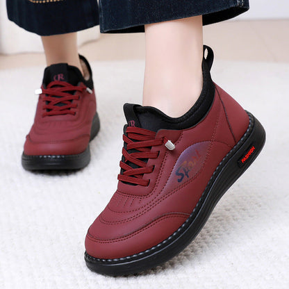 Zapatos de algodón con forro polar para mujer