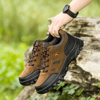 Zapatillas deportivas de cuero antideslizantes