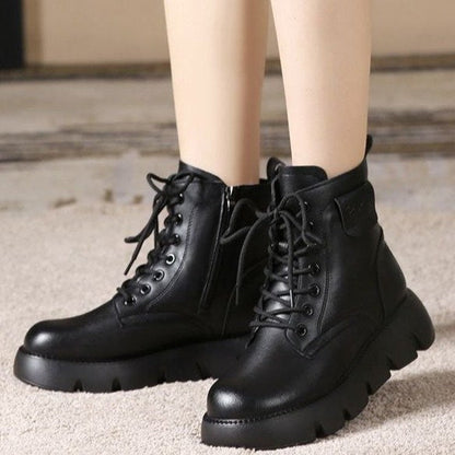 Botas martin elegantes de suela gruesa
