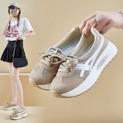 Zapatos deportivos casuales de suela gruesa (ou)