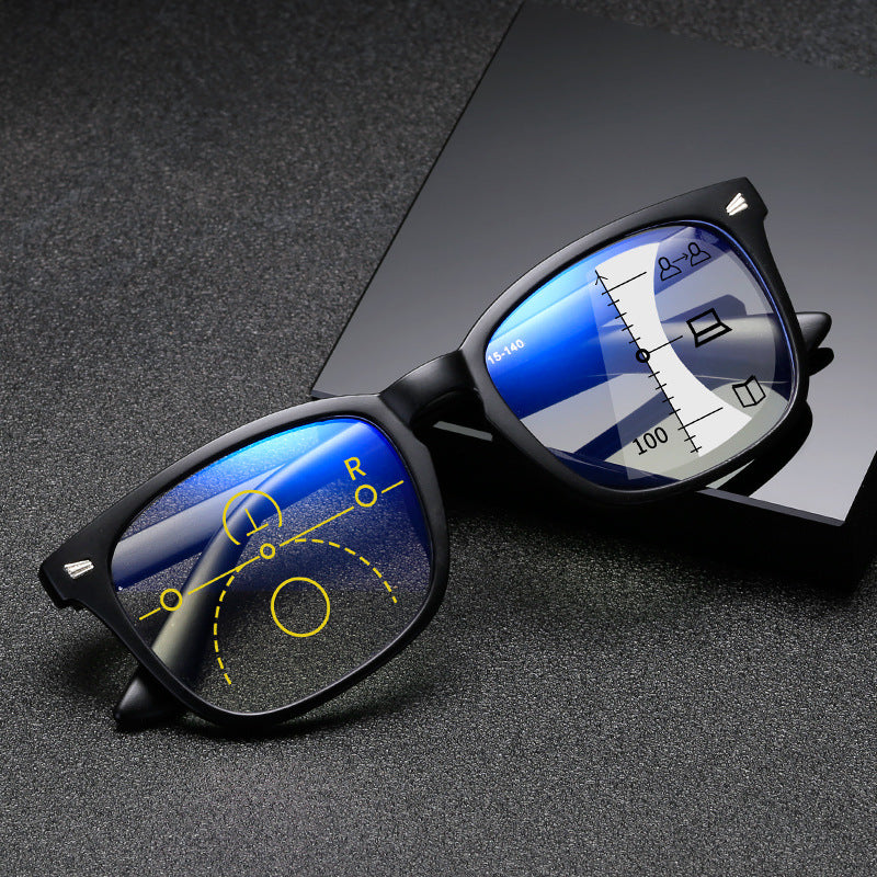 Gafas progresivas multifocales fotocromáticas ultraligeras TR90