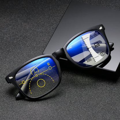Gafas progresivas multifocales fotocromáticas ultraligeras TR90