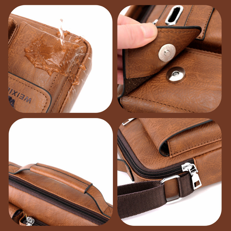 Bolso Ejecutivo para Hombre de Cuero – Amplio y Multifuncional