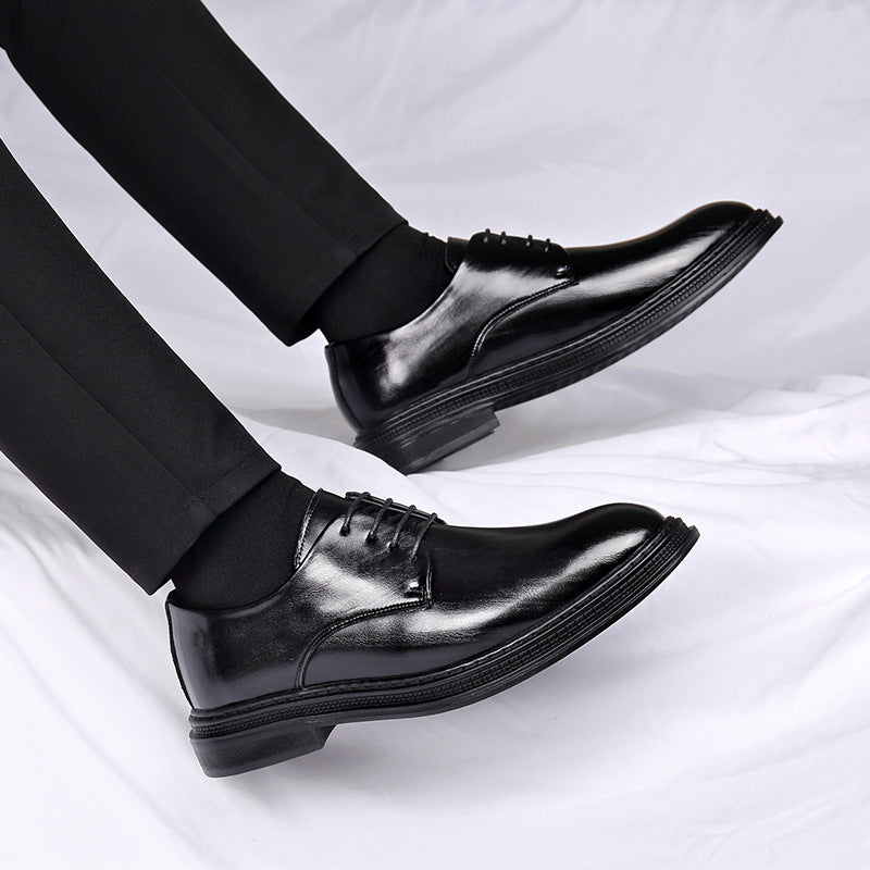 Zapatos de cuero de alta gama para negocios para hombre