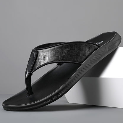 Chanclas de piel de vaca
