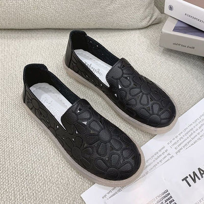 Zapatos planos de goma súper suaves