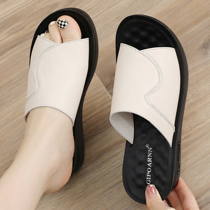 Sandalias de cuña de moda