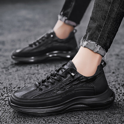 [100% piel de vacuno]Zapatos de cocodrilo para hombre